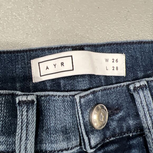 Ayr Jeans Women 26 The Riser Medium Wash High Rise Skinny Jeans - Picture 11 of 15